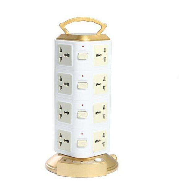 Premium Tower Extension Socket with USB Ports & Individual Switches